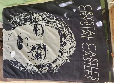 Official Crystal Castles Madonna Wall Flag *Very RARE* 28 X 40 | eBay