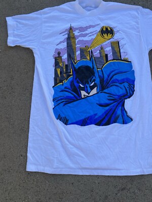 Vintage 80s Batman T Shirt Size 2XL AOP | eBay