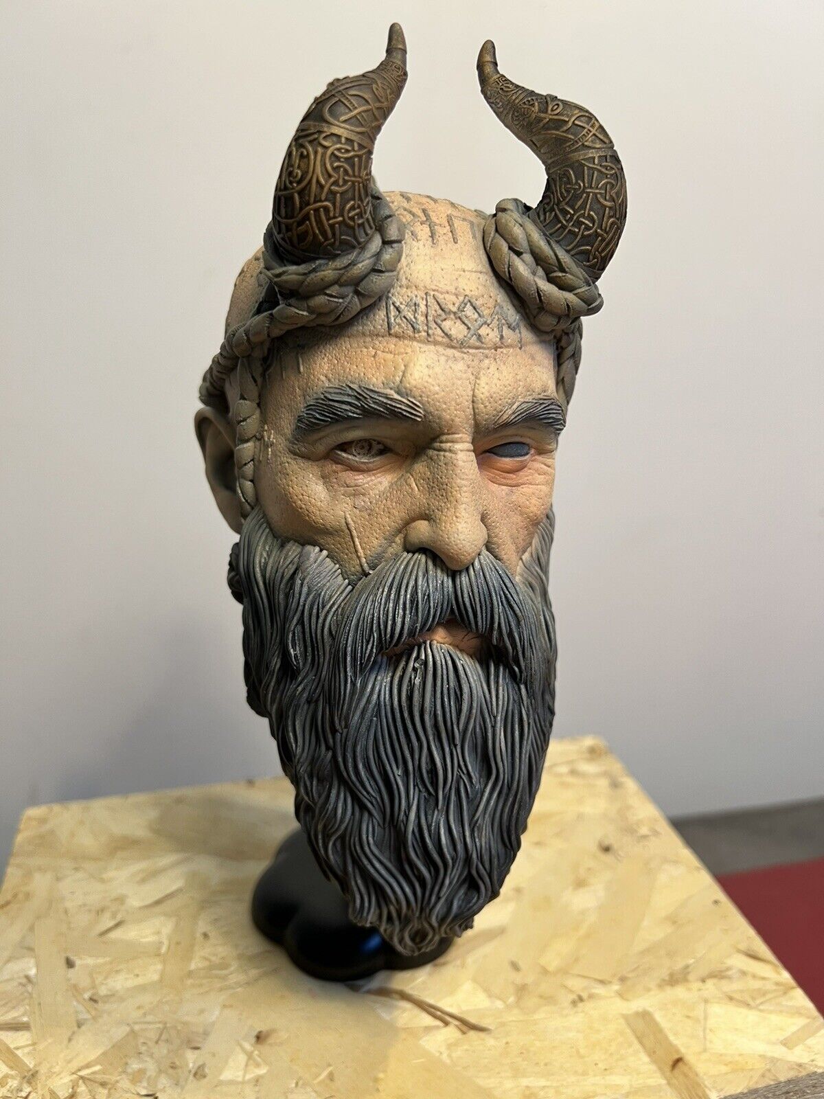 God of War Ragnarök 3D Print & Paint Part 1: Painting Mimir's Head