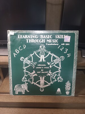 Learning Basic Skills Through Music Vocabulary LP Record Album Vinyl