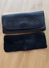 Chrome Hearts Leather Black case 2 In 1