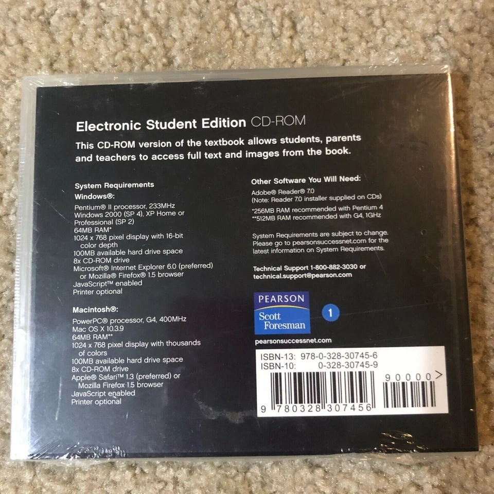 Sealed - Envision Math Texas: Grade 1 One Electronic Student Edition (PC / Mac) - Image 2 of 2