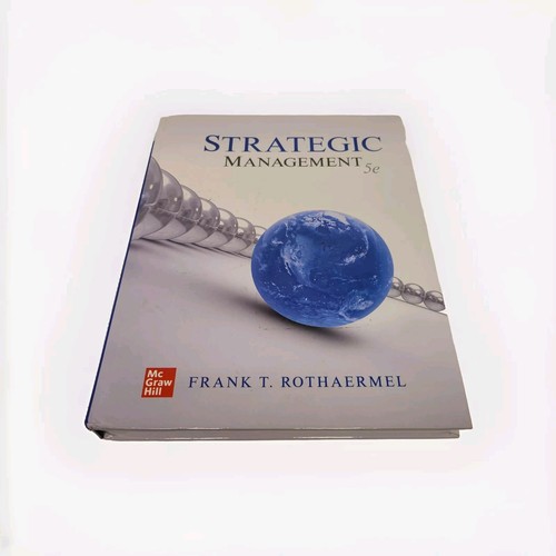 Strategic Management 5th Edition Hardcover by Rothaermel Frank T ...