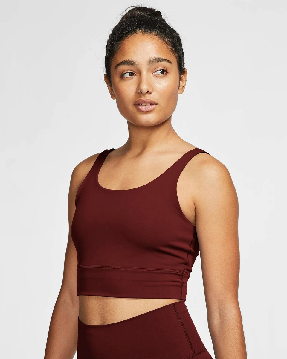 Nike Size L Yoga Luxe Women's Infinalon Crop Top