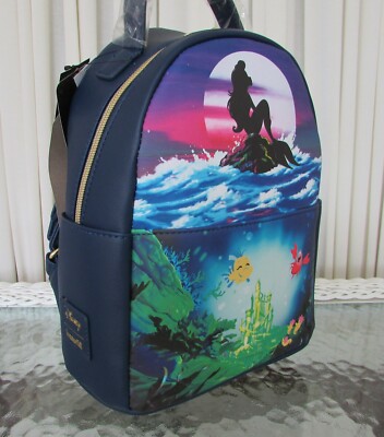 Disney Loungefly Ariel Little Mermaid Mini Backpack Classic  display picture 1