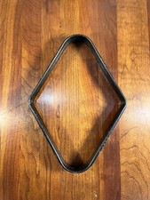 Billiards/Pool 9-Ball Rack - Black, Plastic Diamond