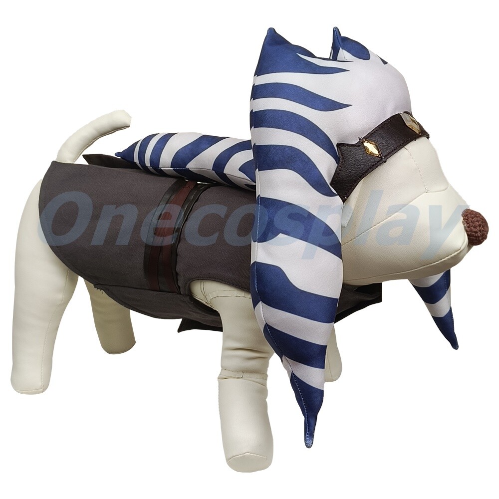 Pet Clothes Ahsoka Tano Dog Costume Cosplay For Puppy Cat Big Dog eBay