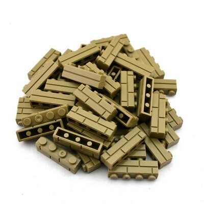 TCM BRICKS Dark Tan 1x4 Brick Masonry Brick X25 Compatible Parts fits 15533