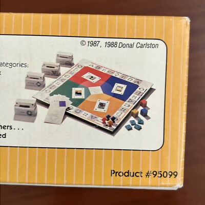 Personal Preference Board Game 1987-88 Donal Carlston  Vintage 1988 Personal Preference Board Game Broderbund Games, Complete main image 0
