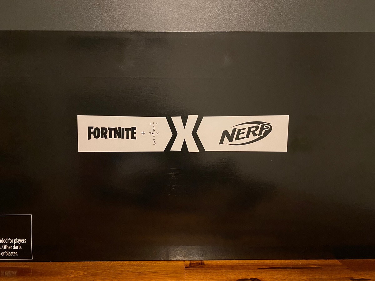 Cactus Jack Fortnite AR-Goosebumps Nerf Elite Dart Blaster