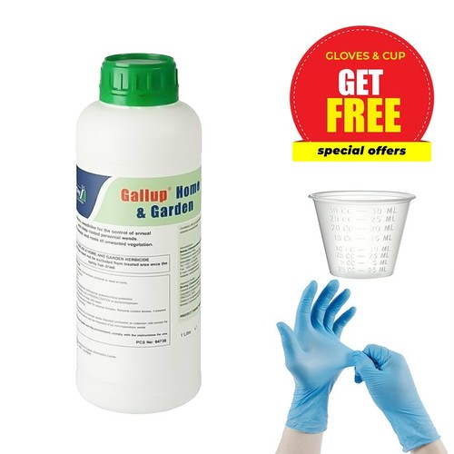 1L Barclay Gallup Home & Garden Super Strength Glyphosate Weedkiller