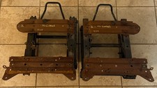 03-06 Jeep Wrangler Tj Both Front Seat Brackets Fold Tilt Slide Riser Good