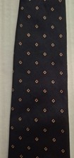 Men's Navy Blue Burt Pulitzer Necktie Made In USA