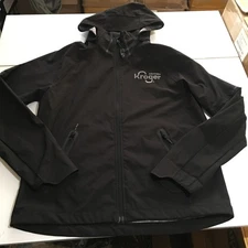 Kroger Delivery Jacket Men’s Medium Black Windbreaker Workwear Zip