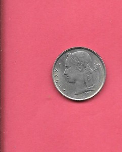 BELGIUM KM142.1 1977 UNC-MINT UNCIRCULATED  OLD VINTAGE FRANC COIN