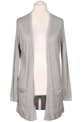 Comma Strickjacke Damen Cardigan Jacke Gr. EU 40 Grau #zl3k860