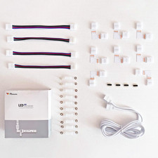 LED Strip Verbinder Set 10mm 4 Polig Verläng...