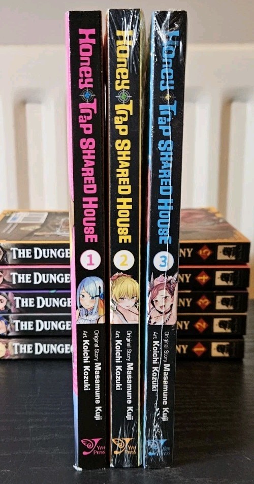 Manga Honey Trap Shared House Bundle Vol 1-3 English Volumes 2 & 3 Sealed