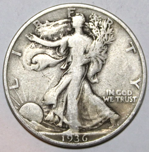 1936S Walking Liberty Half Dollar - Very Fine - #1325EC