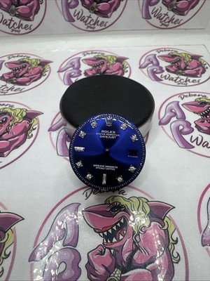 Blue Zircon Dial Fits Rolex Datejust 1601 1603 Cal. 1570
