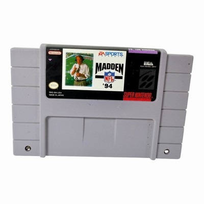EA Sports Madden NFL '94 Super Nintendo SNES Sports Football Game NTSC-U/C