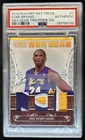 2010 National Treasures Kobe Bryant NBA Gear Trios Prime Patch Auto /49 PSA Auth