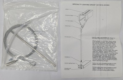 Speciality Lighting GripLock Systems Aircraft Cable Hanging Kit AC15H 180'' New