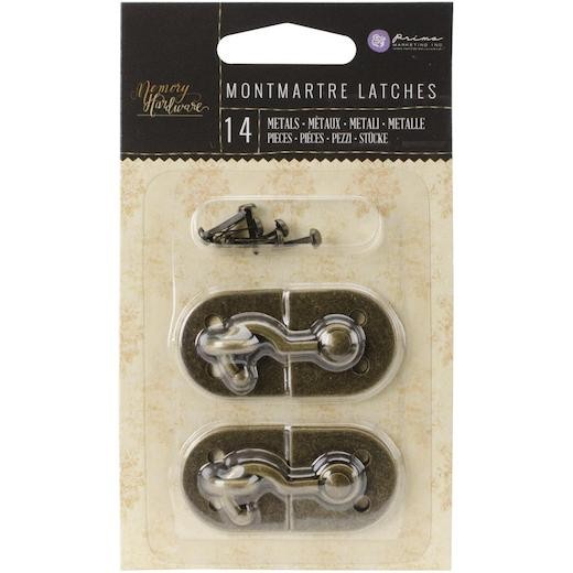 Prima Marketing Memory Hardware Embellishments - Montmartre 2"" Latch 2pcs
