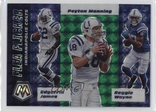 2020 Mosaic Flea Flicker Green Prizm Edgerrin James Peyton Manning #FF9 HOF 10cj