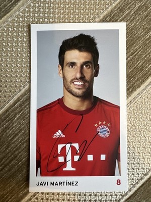 Javier Martinez FC Bayern München Autogrammkarte original