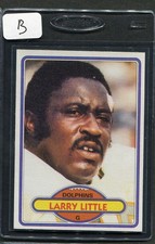 1980 Topps Larry Little #406 Dolphins Nm/mt (B)