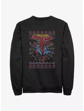Marvel Spider-Man Web Sweatshirt Superhero Disney Comic Sweatshirt