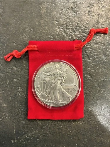 2017 American Silver Eagle 1 oz .999 Fine Silver BU #1