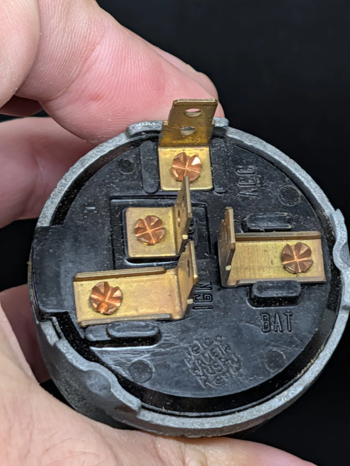 Nuevo de Lote Antiguo Chevrolet Impala 1959 Taxi Cab Interruptor de Encendido 1116560 Delco Remy Hecho en EE. UU. Foto 3 de 4