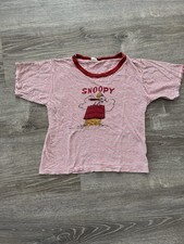 RARE 1960  s made in the USA 100 cotton SNOOPY baby tee