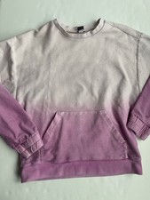 Tea Collection Sweatshirt Size 12 Dip-Dye Kanga Popover, Perennial Pink