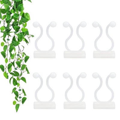 Plant Climbing Wall Fixture Clips,100Pcs Plant Fixer Self-Adhesive Hook,Garde...