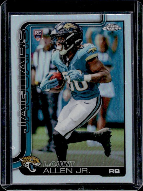 2025 Topps Chrome LeQuint Allen Jr. RC Refractor #384 Jaguars Rookie