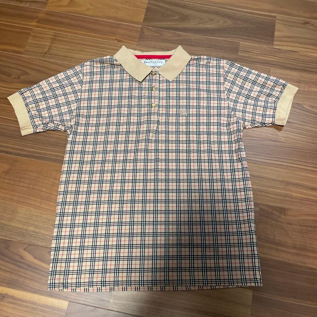 Rare Burberrys Nova Check Polo Shirt  Vintage Authentic Size M
