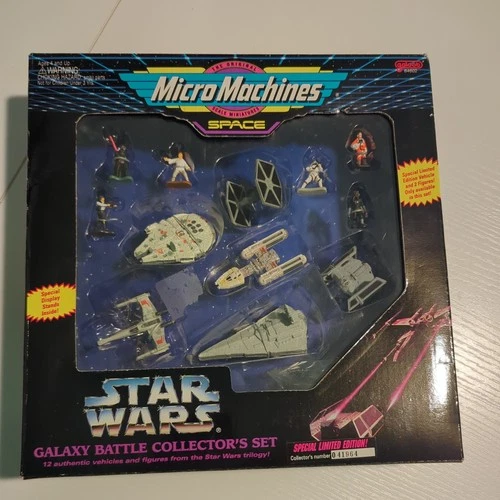 STAR WARS Micro Machines Galaxy Battle Collector's Set Galoob Limited 1994 VTG