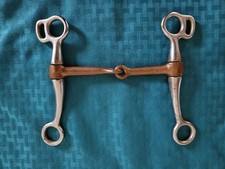 Copper 5" Mouth, 6" Stainless Shank Loose Cheek Horse Bit