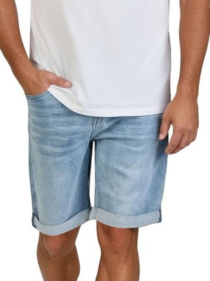 DENIMFY Jeans Shorts Herren Stretch Kurz Regular Fit DFAri Kurze Hosen Sommer