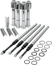 S & S Cycle Adjustable Pushrod Kit with Covers Quickee 930-0023