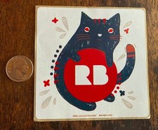 RedBubble Cat STICKER - for Car Locker Scrapbook Arts Crafts Laptop Bookcover