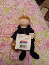 Theodore Roosevelt 7" Creation Station Famous Be'an Collectible Plush RARE NEW
