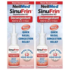 NeilMed Sinufrin Decongestant Relief Spray, (Packaging May Vary), 0.5 Fl Oz (...