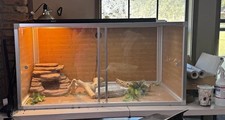 Zen Habitats Meridian 4' x 2' x 2' PVC Reptile Enclosure Terrarium Hood DX-58