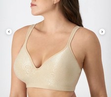 44 BALI Comfort Revolution Wireless Bra DF3463 New With Tag 34 C Beige