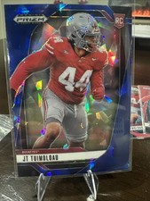 2025 Panini Prizm Draft- JT Tuimoloau Lot 8 Cards Blue Ice Prizm /149 & More