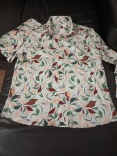 BAR III SLIM FIT STRETCH BUTTON DOWN LONG SLEEVE DRESS SHIRT SIZE XL 17